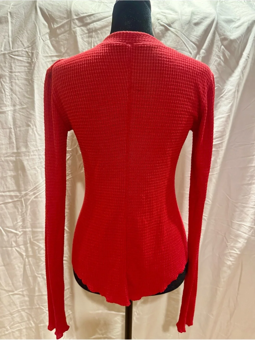 Free People fitted waffle